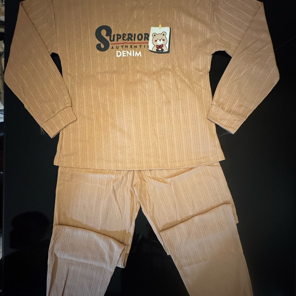 Adult Unisex Tan Pajamas